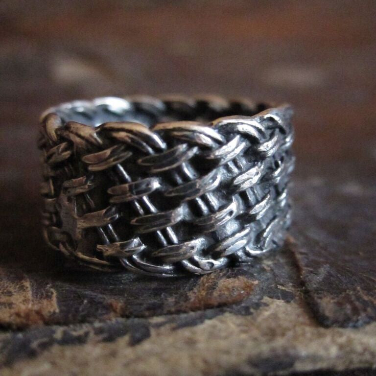 925 Silver Woven Ring