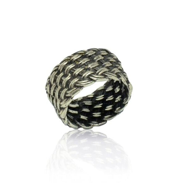 925 Silver Woven Ring