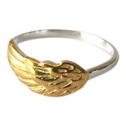 925 Silver wing ring