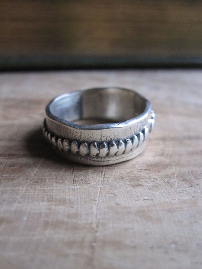 925 Silver Jaggered Ring