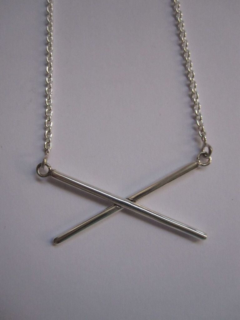 925 Silver CrissCross Necklace
