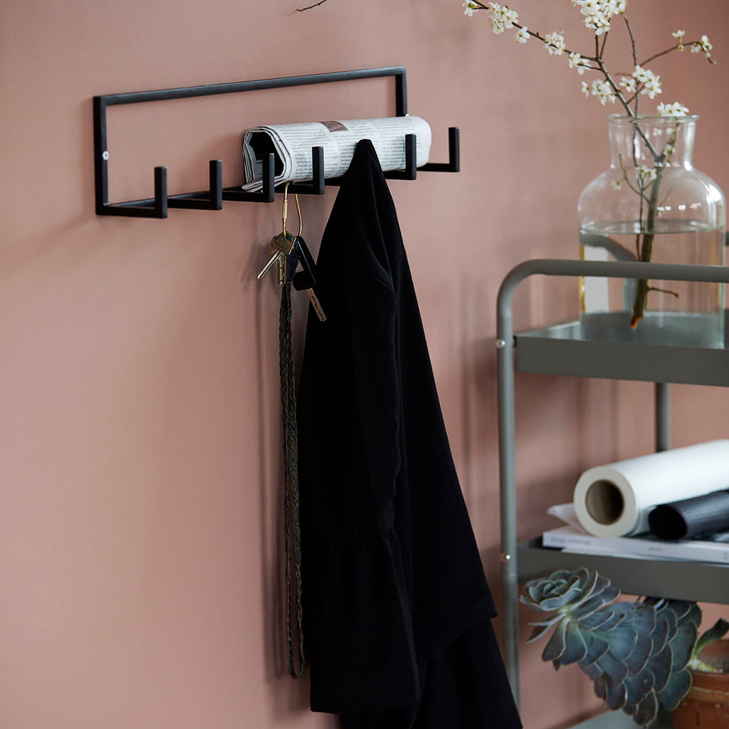 Rack, Black coat rack