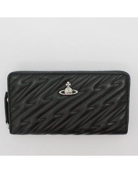 Vivienne Westwood Coventry Zip Round Wallet - Black