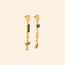 Ekadori Sword Light Grey, Labradorite & Peach Moonstone