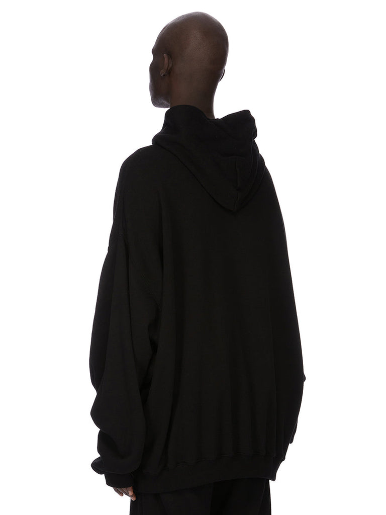 RICK OWENS SS26 Temple HUN Hoodie In Dust NEP TERRY Jersey