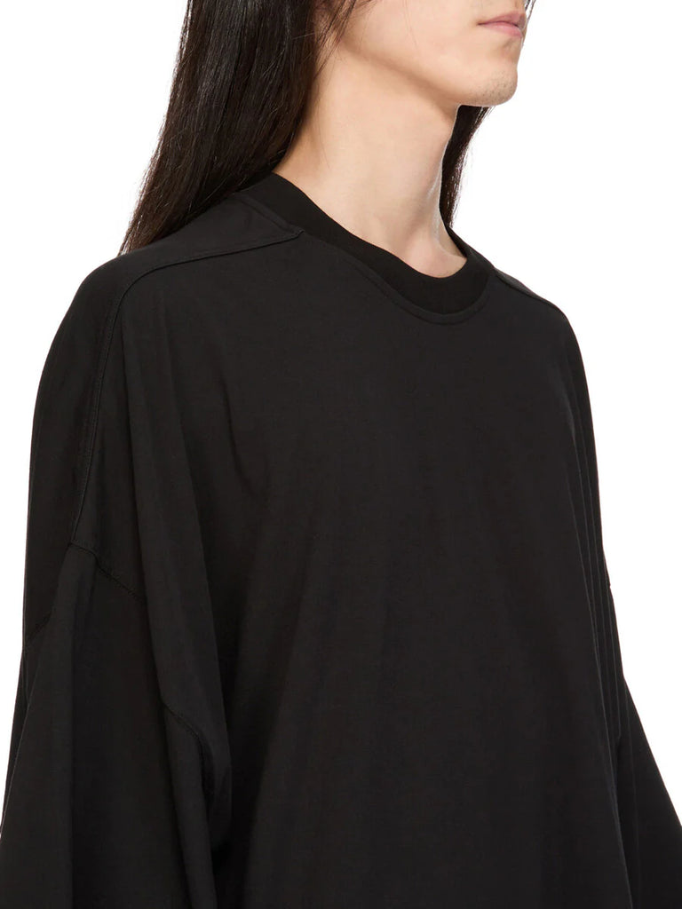 Rick Owens SS26 Temple Tommy T In Black Classic Cotton Jersey