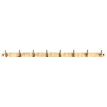 Ib Laursen Hook rack w/8 hooks antique brass look