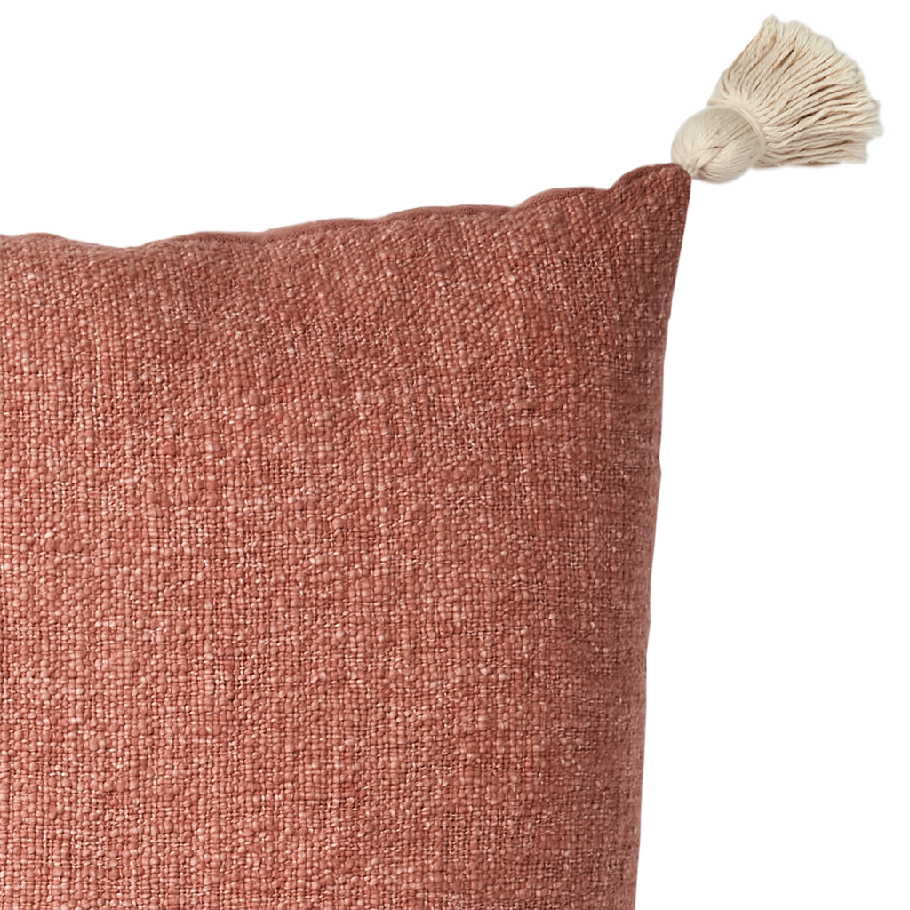 Lolly Cushion Cover Coral/Beige