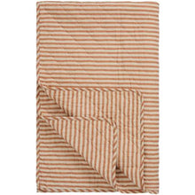 Ib Laursen Quilt sand w/sienna stripes