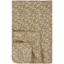 Ib Laursen Quilt cream w/brown flower vines