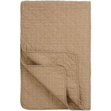 Ib Laursen Quilt beige w/small brown flowers