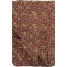Ib Laursen Quilt light pink w/green, grey and dark pink paisley pattern