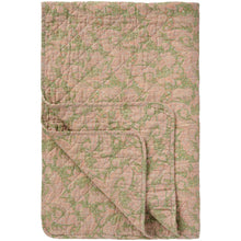 IB Quilt w/green and light pink paisley pattern
