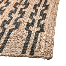 Juni Rug, XL, Natural/Black