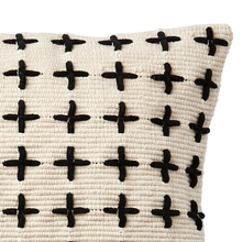 MAJA Cushion cover, Ivory/black 50 x 50