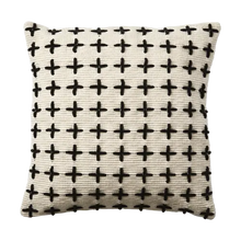 MAJA Cushion cover, Ivory/black 50 x 50