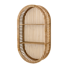 SIMON Wall shelf, Natural, Oval