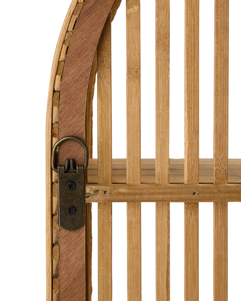 SIMON Wall shelf, Natural, Oval