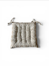 Natural Cotton Embroidered Gaddi Seat Cushion