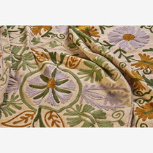 Madam Stoltz Suzani embroidered throw