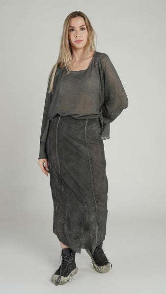 Rundholz SS24 2100309 Skirt - Charcoal Cloud