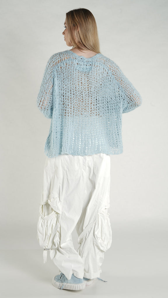 Rundholz SS26 2650701 silk Pullover - Black