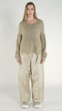 Rundholz SS26 2650704 silk Pullover - colour - Linen
