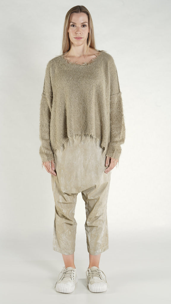 Rundholz SS26 2650710 silk Pullover - Black