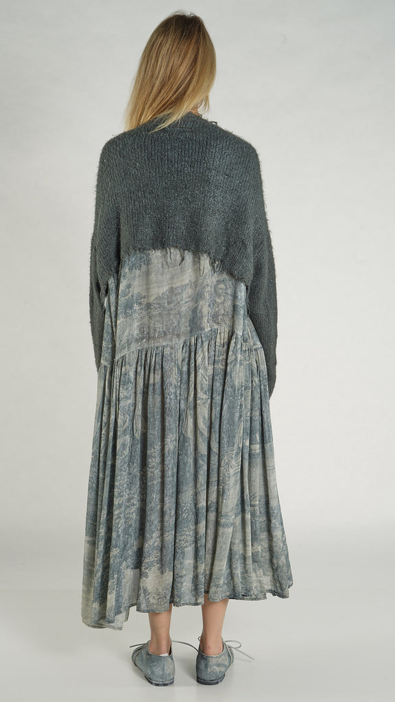 Rundholz SS26 2657107 silk Cardigan - Seaweed