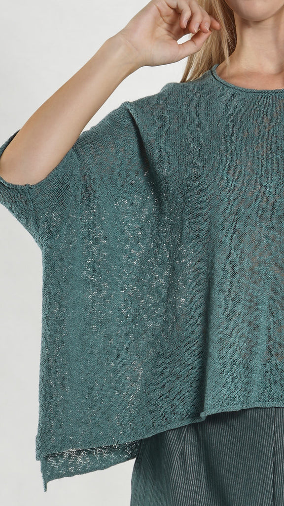 Rundholz SS26 3560704 Pullover Tree Mint Multicolour