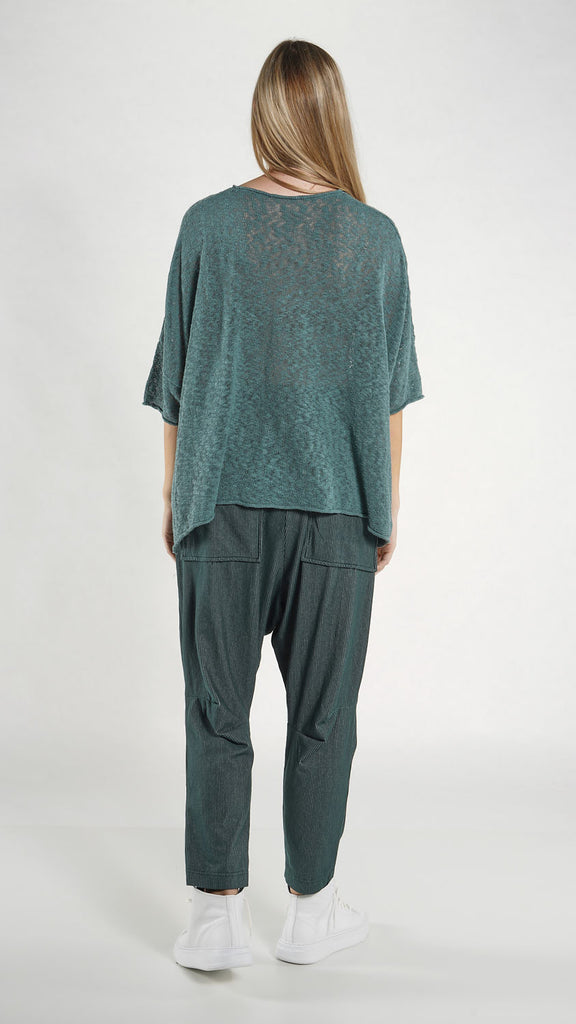 Rundholz SS26 3560704 Pullover Tree Mint Multicolour