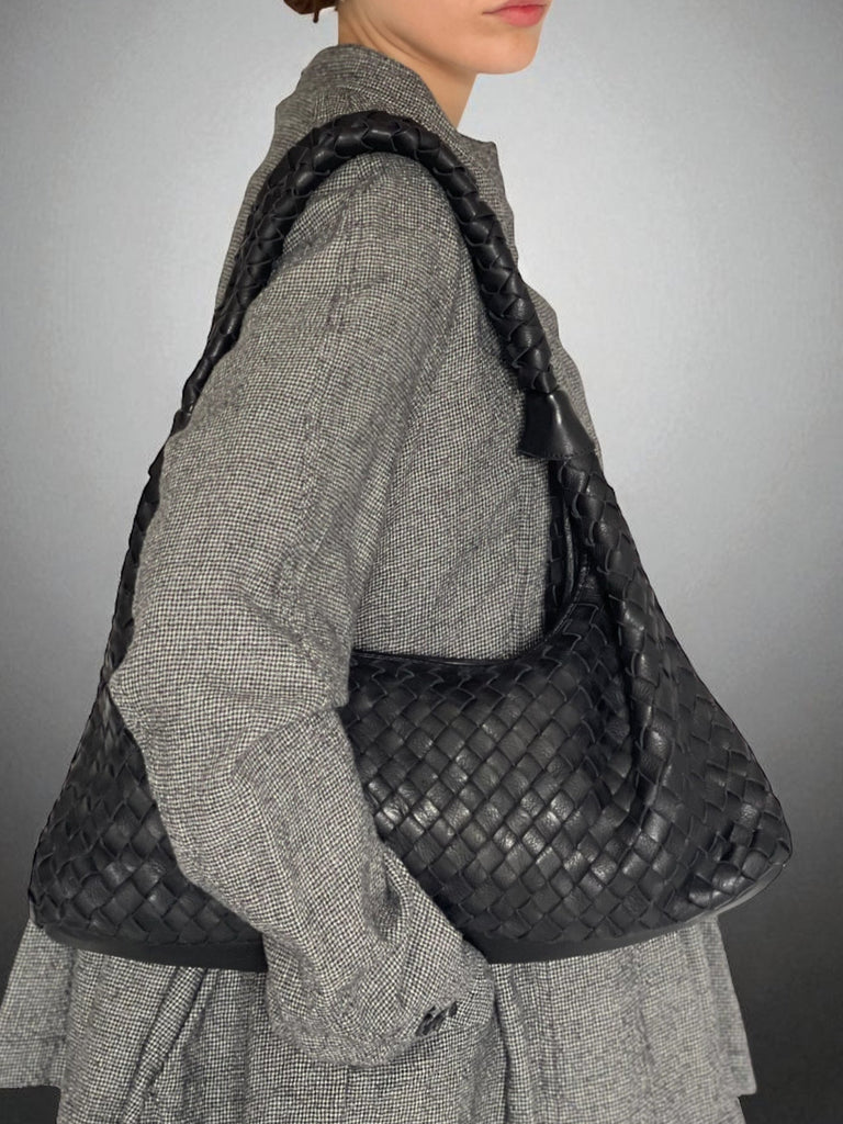 Priscilla Bag -  Black Woven