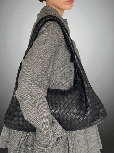 Priscilla Bag -  Black Woven