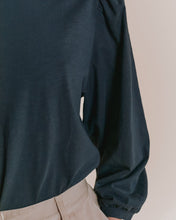 AW26 T-shirt Anthracite grey balloon sleeves