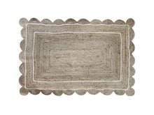 Rug in jute w. pattern L180/W120 cm