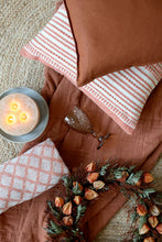 Linen Cushion cover  L50/W50 cm terracotta