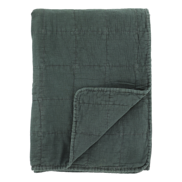 Chic Antique Aix Quilt Vintage forest green