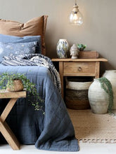 Quilt Bedspread Vintage L240/W240 cm midnight