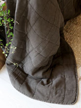 Quilt Bedspread Vintage L240/W240 cm mocca