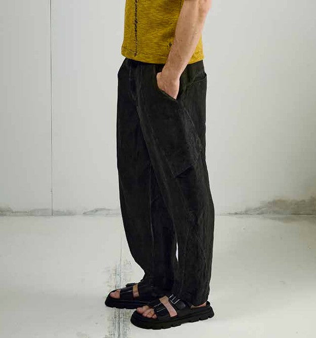 Transit Cold-dyeing oversized ergonomic trousers