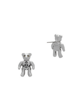 Vivienne Westwood RUBY SMALL EARRINGS - PLATINUM / BLACK DIAMOND