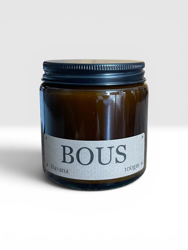 Bous, Havana- Medium Soy Aromatherapy Candle