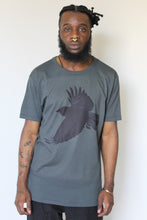 Window Dressing The Soul- Crow Jersey T Shirt Charcoal