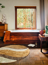 HK Living : Bath mat natural waves, Ø120cm