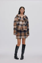 Rabens Saloner Ehsan Jumbo check jacket I Brown check