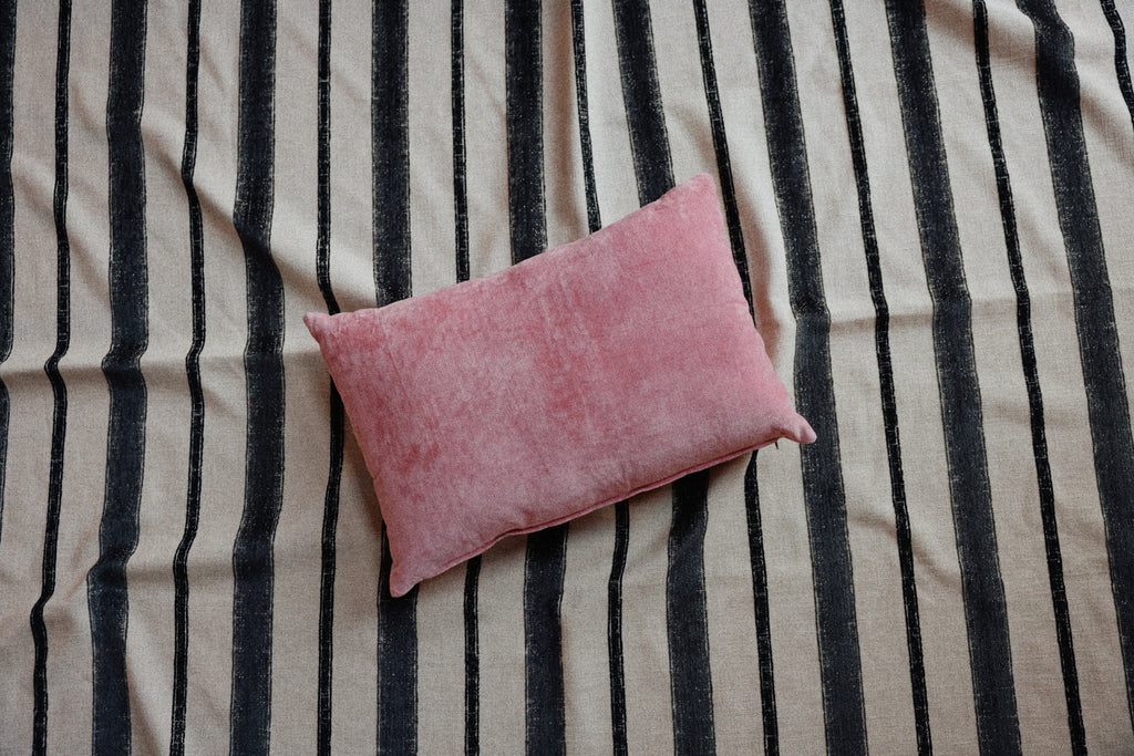 HK Living: Velvet cushion rose 60x40cm