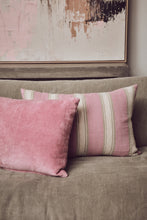 HK Living: Woven striped cushion blush (60x40cm)