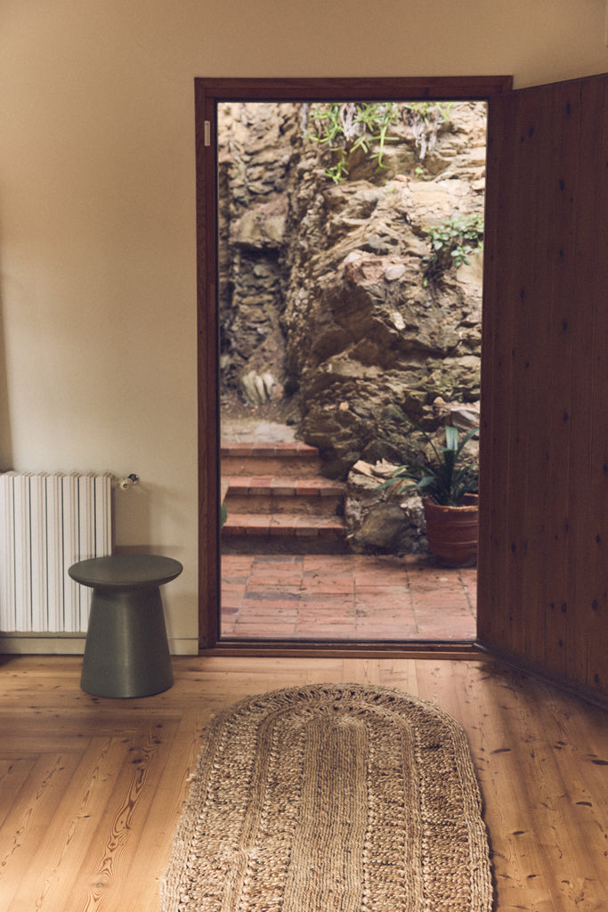 HK Living : Soleil Jute Runner Oval 60x165cm