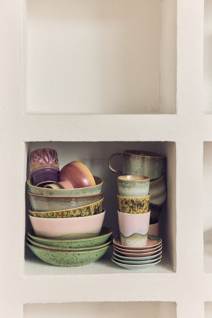 HKLiving : 70s ceramics: coffee mugs, serendipity, set of 4