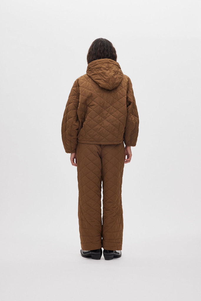 Rabens Saloner Chestnut Tech quilt jacket Rhea